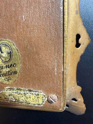 Marco antiguo ovalado decorativo