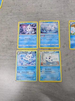 Cartas Pokémon Vanillite, Vanilluxe, Vanillish