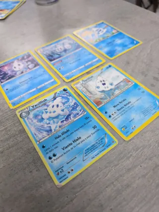 Cartas Pokémon Vanillite, Vanilluxe, Vanillish