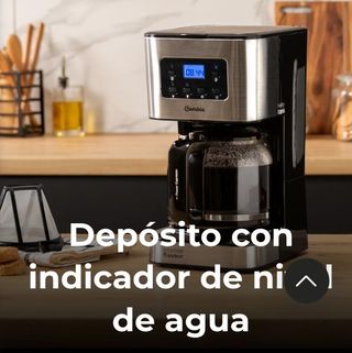 Cafetera Cumbia con indicador de nivel de agua