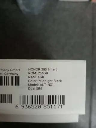 Teléfono Honor 200 Smart 5G