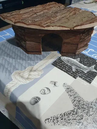 Jaula Conejos/Cobayas Azul y Gris