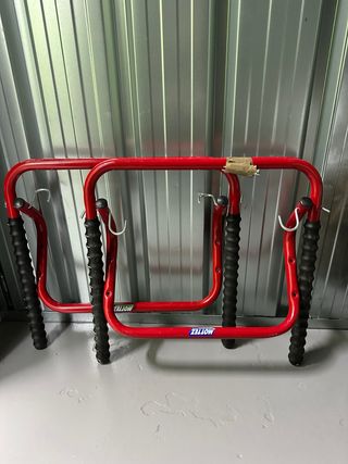 Soporte pared para bicicletas Mottez Rojo
