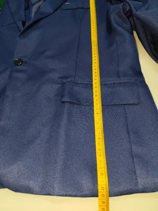 Traje de hombre azul