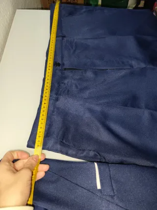 Traje de hombre azul