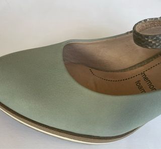 Zapatos No Stress Talla 37 Verde/Plata