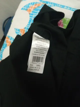 Camicetta uomo Calliope nera XXL