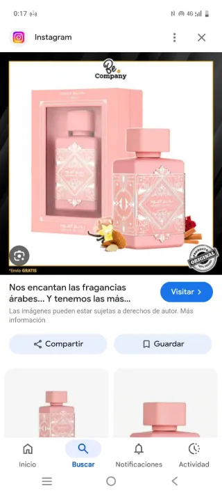Perfume Lattafa Khamrah Marrón Dorado