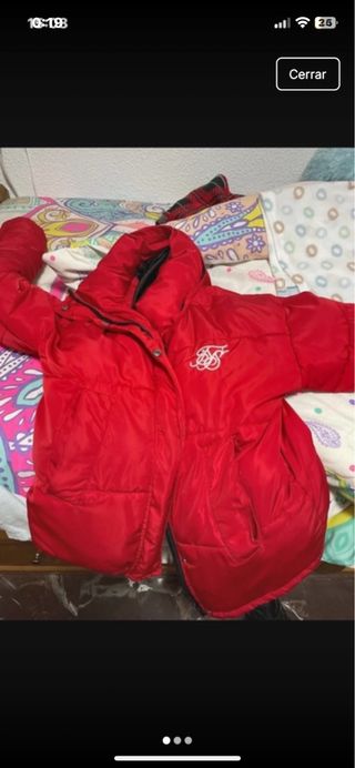 Chaqueta SikSilk Roja cortavientos chaqueton