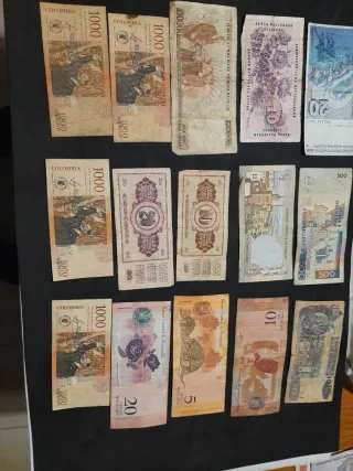 Banconote di vari paesi