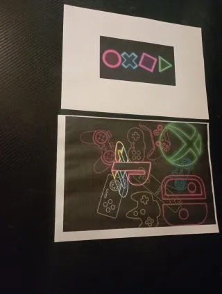 Decoración Gaming Neón