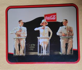 2 Bandejas Vintage Coca-Cola Pizza Hut