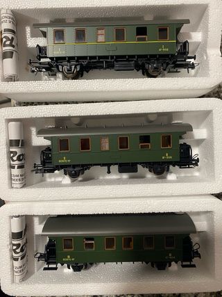 3 Vagones Roco Renfe H0 44947/48/49