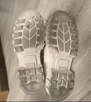 Botas Arbelaitz Piel Blanca Talla 40