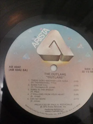 Pack 2 LPs The Outlaws