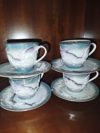 Juego de café oriental porcelana