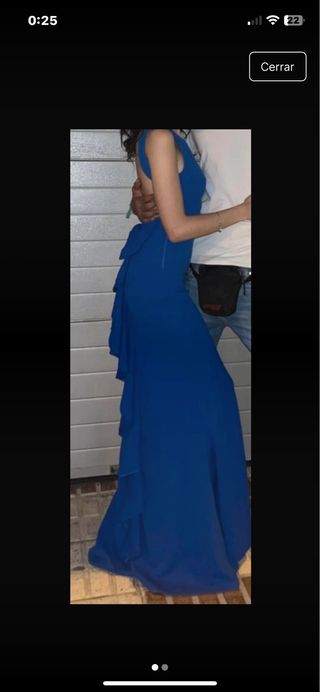 Vestido de fiesta azul
