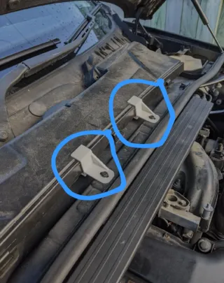 Clip fissaggio BMW E90