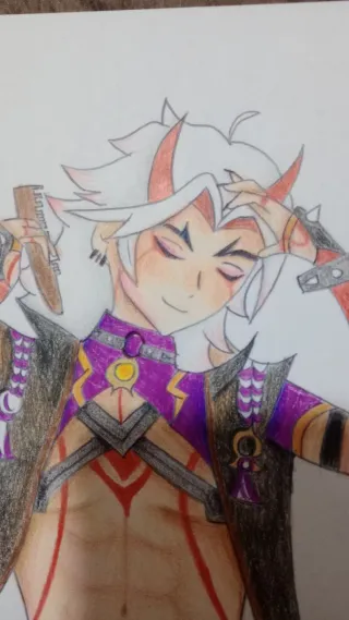 Disegno Arataki Itto Genshin Impact