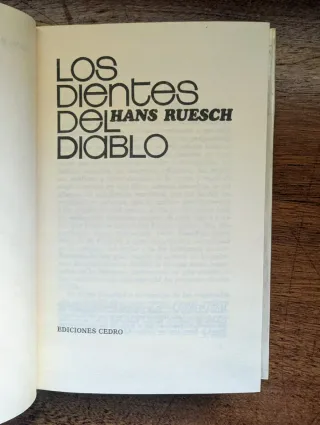 Los dientes del diablo - Hans Ruesch