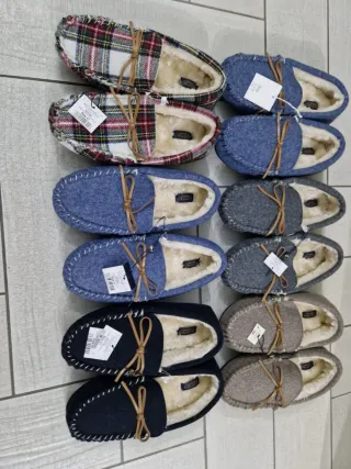 Pantofole lana foderate taglia 40 41 42 43