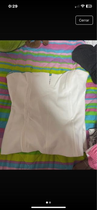 Corsé blanco xs-xxs