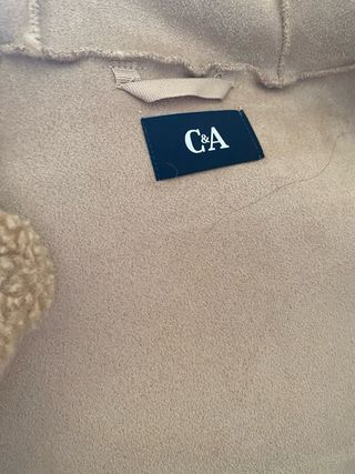 Abrigo borreguito color camel