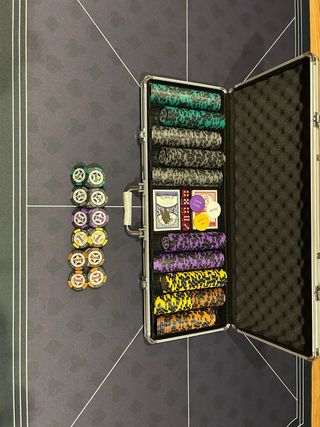 Pack/Kit de Póker Profesional con Tapete