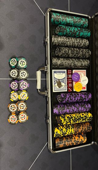 Pack/Kit de Póker Profesional con Tapete