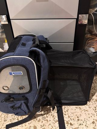 Mochila transportín extensible Pecute