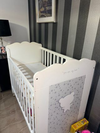 Cuna de madera blanca Mi Cuna