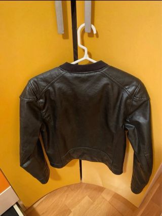 Chaqueta cuero H&M forro pelo Talla S unisex