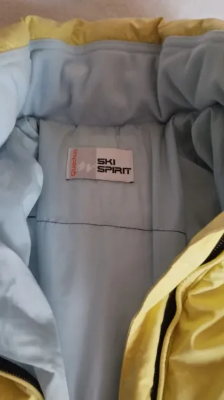 Chaqueta  anorak de plumón amarilla Quechua