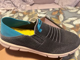 Zapatilla Jeep Hombre Gris y Turquesa