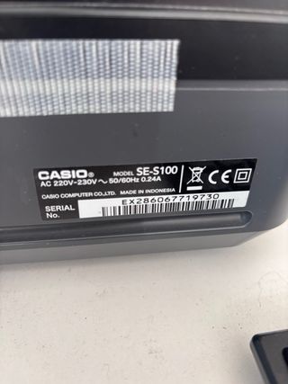 Caja Registradora Casio Negra