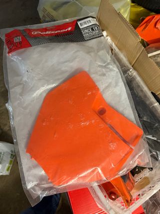 Careta MX KTM SX Polisport Naranja