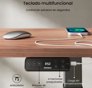 Escritorio Elevable FlexiSpot 180 kg E7(2026)