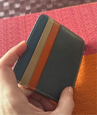 Tarjetero piel multicolor 11x9cm Unisex