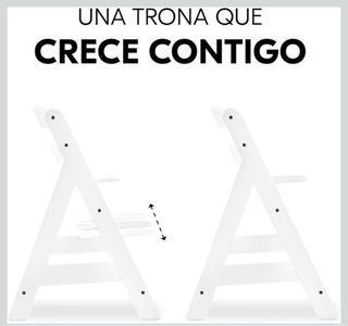 Trona evolutiva Hauck Alpha Plus blanca