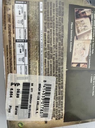 La Comunidad del Anillo Ver. Extendida precintado