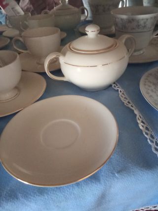 Set di cristalleria antica, tazze da caffè antiche