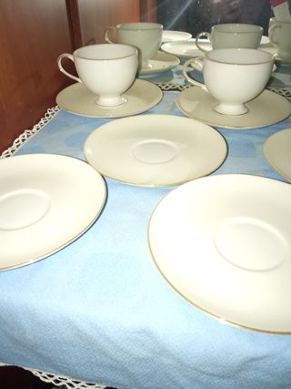 Set di cristalleria antica, tazze da caffè antiche