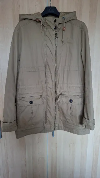 Abrigo/Parka mujer marrón/beige