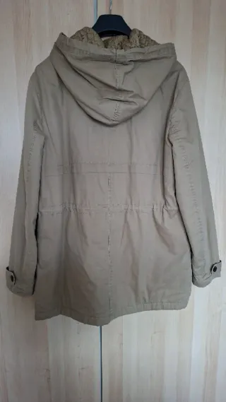 Abrigo/Parka mujer marrón/beige