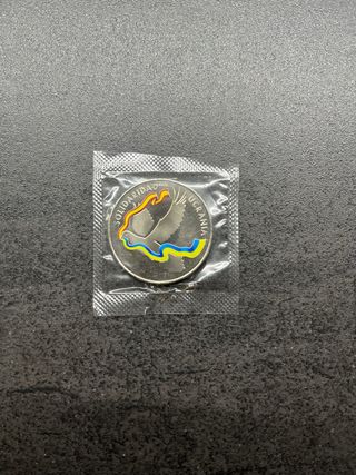 Moneda Solidaridad Ucrania Paloma Paz
