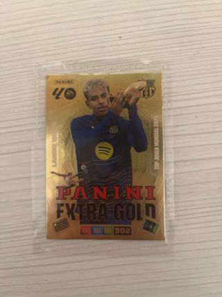 Carta Panini Extra Gold Lamine Yamal Top Joven