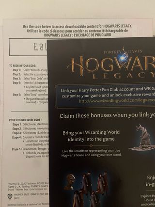Hogwarts Legacy Nintendo Switch