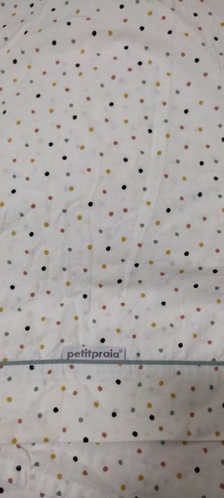 Sábanas Cuna Petit Praia Lunares