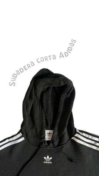Sudadera Adidas Negra Corta