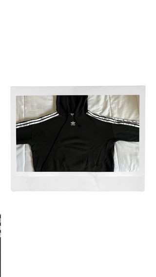 Sudadera Adidas Negra Corta